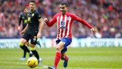 �ngel Correa.El delantero del Atl�tico de Madrid �ngel Correa