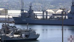 Buque de aprovisionamiento en combate, en construccin en Navantia Ferrol