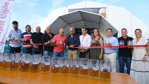 Inauguraci�n del Oktoberfest de Gij�n