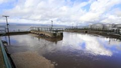 Imagen de la estaci�n depuradora de aguas residuales (EDAR) de Vilagarc�a, que ser� sometida a una profunda mejora y ampliaci�n con una inversi�n p�blica millonaria.