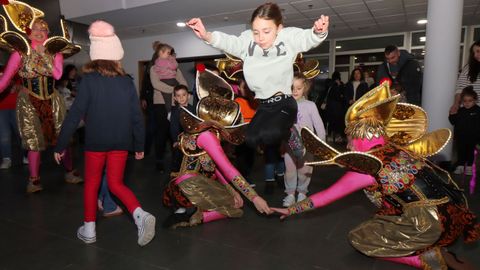 Encendido de las luces navideas en Boiro.