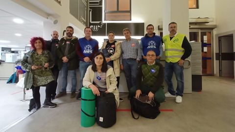 Sindicalistas encerrados en la Consejer�a de Educaci�n