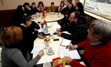 La primera reuni�n se celebr� en la ma�ana de ayer y cont� con una notable asistencia.