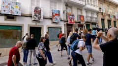 R�a do Castro, la principal entrada del casco hist�rico de Betanzos.