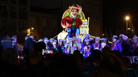 Entronizaci�n del dios Momo en A Coru�a