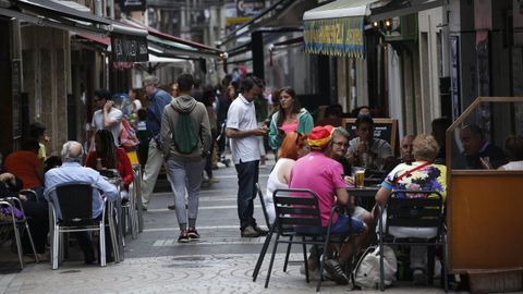 
Atmosfera em la Franja, a rea vincola de A Corua.