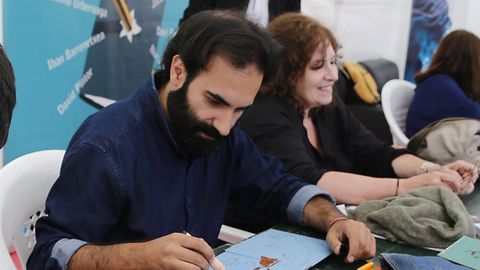 David Pintor, en la Feria del Libro