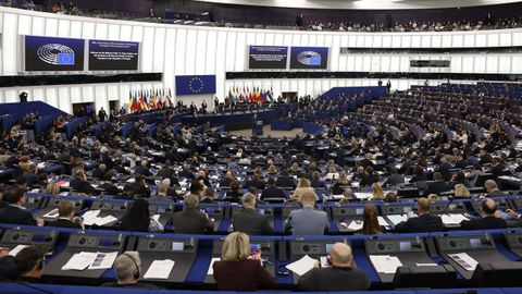 El Parlamento Europeo, reunido este mi�rcoles en Estrasburgo.