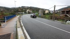 Entorno de la PO-313 en Mar�n donde el pasado viernes perdieron la vida dos j�venes de 16 y 17 a�os