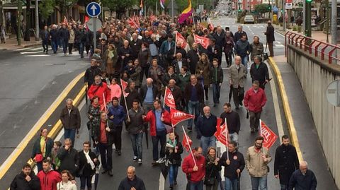 Manifestación del 1 de mayo en Ferrol