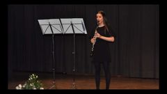 Marta Diz Novoa, clarinetista de Xinzo de Limia, premiada internacionalmente