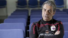 Natxo Gonz�lez, durante su etapa en el Deportivo