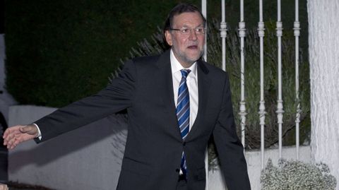 El gran invitado de la noche fue sin duda el presidente del Gobierno, Mariano Rajoy