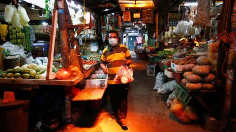 Mercado en Jakarta, Indonesia