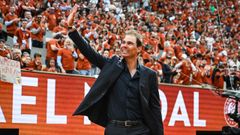 En imgenes, homenaje a Rafa Nadal en Roland Garros