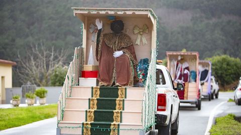 Los Reyes, a su paso por Laxe