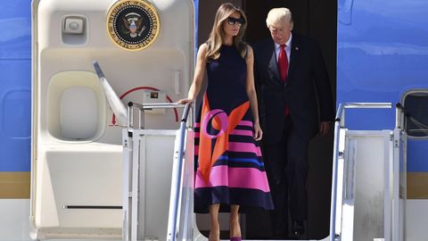 La apuesta de Melania Trump por la moda espa�ola