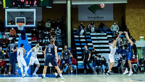 Imagen de archivo de un partido del Oviedo Baloncesto