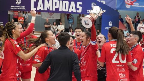 Final de la Copa Galicia 2026 entre Poio Pescamar y Castro Bloques Cando disputada en Pontevedra