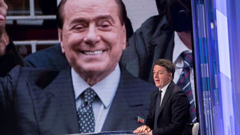 Matteo Renzi, en el programa televisivo Porta a Porta.