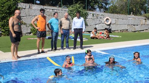 Gabriel Aln, en las piscinas de A Peroxa