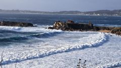 Playa de Foxos, en Sanxenxo, en una imagen de archivo