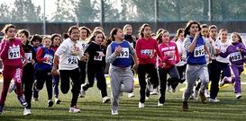 Las ni�as tambi�n realizaron una gran competici�n.
