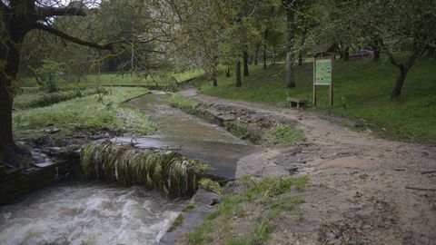 El paseo do Rato sufrió la crecida del viernes