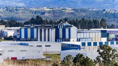 Vista del polgono industrial de Brtoa, en Carballo