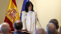 La directora del CNI, Esperanza Casteleiro, el jueves, durante su toma de posesin