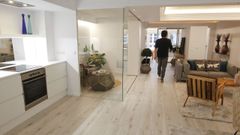 Tras una profunda reforma, la antigua peluquer�a Marujita se ha convertido en una espaciosa vivienda de cien metros cuadrados