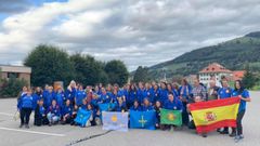 Expedici�n de ganaderas asturianas a Suiza