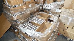 Mercanc�a falsificada incautada por la Agencia Tributaria en un control aduanero en Catalu�a