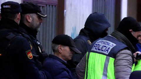 El jubilado de Miranda de Ebro, durante su detenci�n
