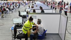 Vacunaci�n en el Ifevi, en foto de archivo