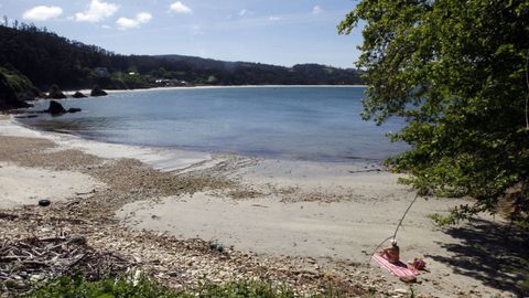 La playa de Arealonga, en un imagen de archivo, donde este miércoles está programada la primera de las Actividades de Natureza