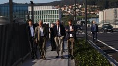 La Xunta visita la ampliaci�n de la avenida da Deputaci�n, en el pol�gono de Sab�n