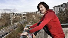 Sonia Teijeiro, en uno de sus entrenamientos
