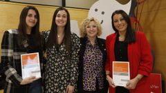 Las autoras del programa, Rosana Mart�nez, Patricia Alonso, Yolanda Rodr�guez y Alba Ad�
