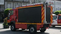 Imagen de archivo de un cami�n de los bomberos de Betanzos