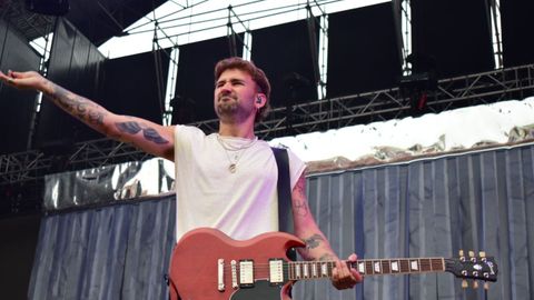 Dani Fern�ndez actuando en A Coru�a en el 2024