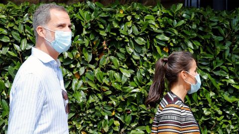 Felipe VI y la reina Letizia, en su visita a La Rioja durante su gira por las autonom�as tras el estado de alarma