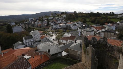 Vistas desde el castillo de Castro Caldelas