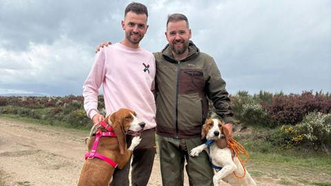 Caza con perro en Viana do Bolo.Emocionante disputa por los t�tulos provinciales de caza de jabal� con perros de rastro, puntuable para la Copa Galicia