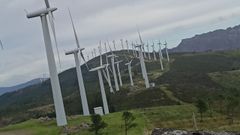 Imagen de archivo de un parque e�lico