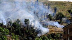 El incendio tiene varios focos en Viloira