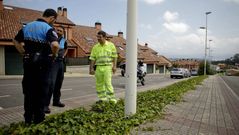 La Polic�a Local de Sada acudi� a la urbanizaci�n Souto da Igrexa para realizar un informe