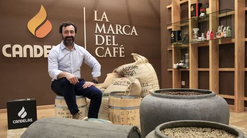 Ram�n Alonso, en las instalaciones de Caf�s Candelas