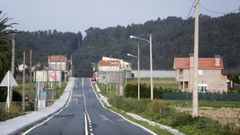 Vista de la parroquia de Boebre, en Pontedeume