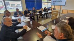 Miguel Fern�ndez se reuni� con los empresarios de O Ceao-As G�ndaras